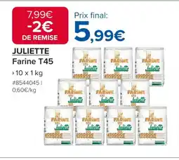 Costco JULIETTE Farine T45 offre
