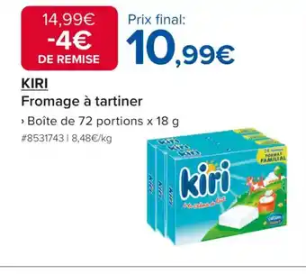 Costco KIRI Fromage à tartiner offre