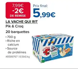 Costco LA VACHE QUI RIT Pik & Croq 20 barquettes offre