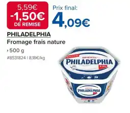 Costco PHILADELPHIA Fromage frais nature offre