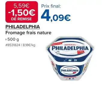 Costco PHILADELPHIA Fromage frais nature offre