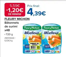 Costco FLEURY MICHON Bâtonnets de surimi offre