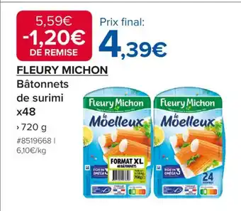 Costco FLEURY MICHON Bâtonnets de surimi offre