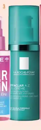 Monoprix LA ROCHE-POSAY Effaclar a.z, gel crème le flacon offre