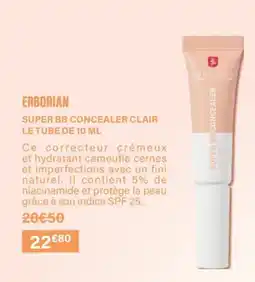 Monoprix ERBORIAN Super bb concealer clair le tube offre
