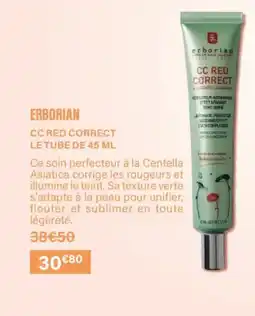 Monoprix ERBORIAN Cc red correct le tube offre