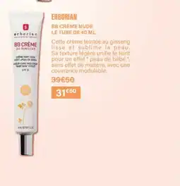Monoprix ERBORIAN Bb crème nude le tube offre