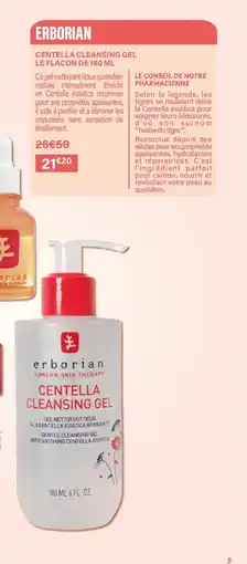 Monoprix ERBORIAN Centella cleansing gel le flacon offre