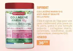 Monoprix SUPERDIET Collagène marin anti-âge & beauté de la peau de la peau offre