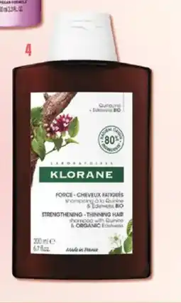 Monoprix KLORANE Shampoing fortifiant à la quinine offre