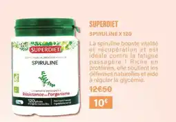 Monoprix SUPERDIET Spirulinex 120 offre