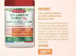 Monoprix SUPERDIET Collagene marin 10 g récupération musculaire offre