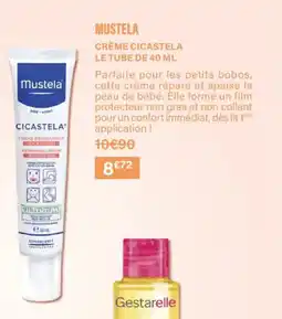 Monoprix MUSTELA Crème cicastela offre