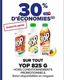 Carrefour YOP Sur tout offre