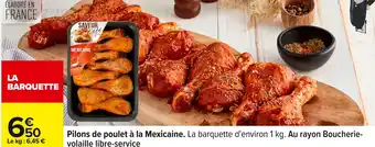 Carrefour Pilons de poulet à la Mexicaine offre