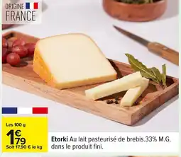 Carrefour Etorki offre