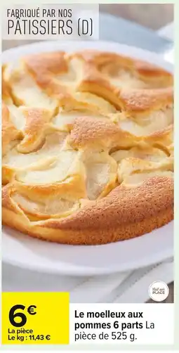 Carrefour Le moelleux aux pommes offre