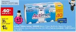 Carrefour ACTIMEL édition limitée offre