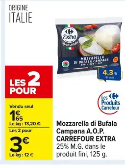 Carrefour CARREFOUR EXTRA Mozzarella di Bufala Campana offre