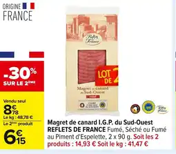 Carrefour REFLETS DE FRANCE Magret de canard I.G.P. du Sud-Ouest offre