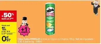 Carrefour PRINGLES Chips Tuiles offre