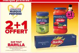 Carrefour BARILLA Sur tout offre
