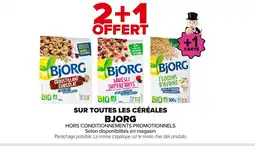 Carrefour BJORG Sur toutes les céréales offre