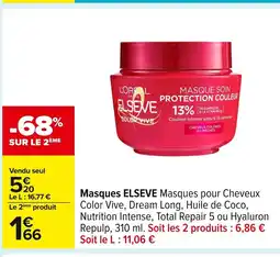 Carrefour ELSEVE Masques offre