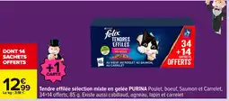 Carrefour PURINA Tendre effilée sélection mixte en gelée offre