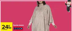Carrefour DODO Poncho femme offre