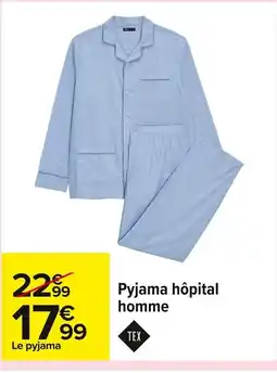 Carrefour Pyjama hôpital homme offre