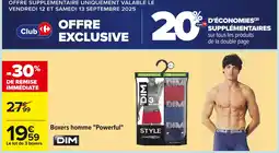 Carrefour DIM Boxers homme Powerful offre