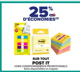Carrefour POST IT Sur tout offre