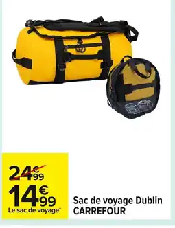 Carrefour CARREFOUR Sac de voyage Dublin offre