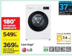 Carrefour LG Lave linge offre