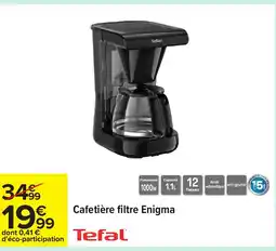 Carrefour TEFAL Cafetière filtre Enigma offre