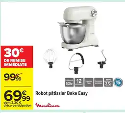 Carrefour MOULINEX Robot pâtissier Bake Easy offre