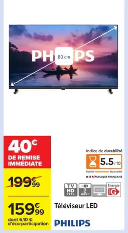 Carrefour PHILIPS Téléviseur LED offre