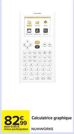 Carrefour Calculatrice graphique offre