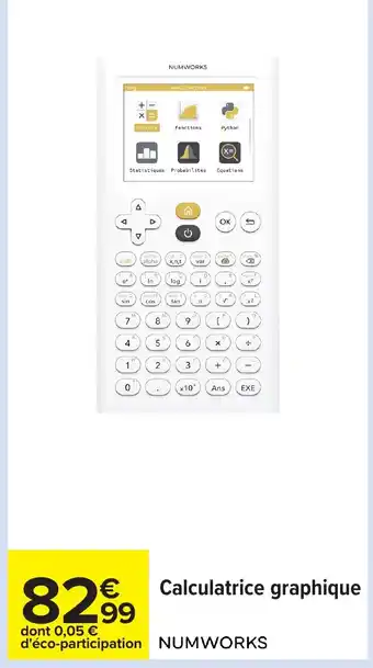 Carrefour Calculatrice graphique offre
