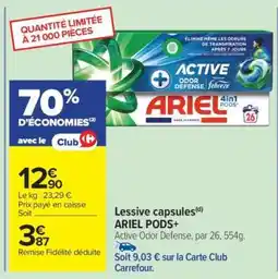 Carrefour Market ARIEL PODS offre