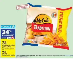 Carrefour McCain Tradition offre