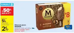 Carrefour Market BÂTONNETS GLACÉS MAGNUM offre