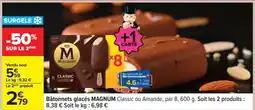 Carrefour BÂTONNETS GLACÉS MAGNUM offre