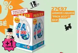 Carrefour Lessive liquide Pack éco SKIP offre