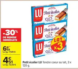 Carrefour Petit Écolier Lu offre