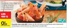 Carrefour Crevette rose cuite ASC offre