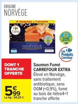 Carrefour Saumon Fumé Carrefour Extra offre