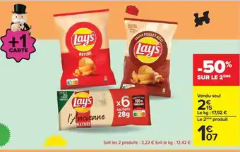 Carrefour LAY'S Chips offre