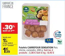 Carrefour Falafels CARREFOUR SENSATION offre